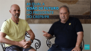 Magnus entrevistando Branco presidente do Cref-pr