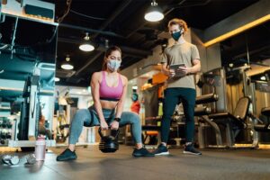 Treinando em um stúdio de personal trainer - Magnus Personal Trainer